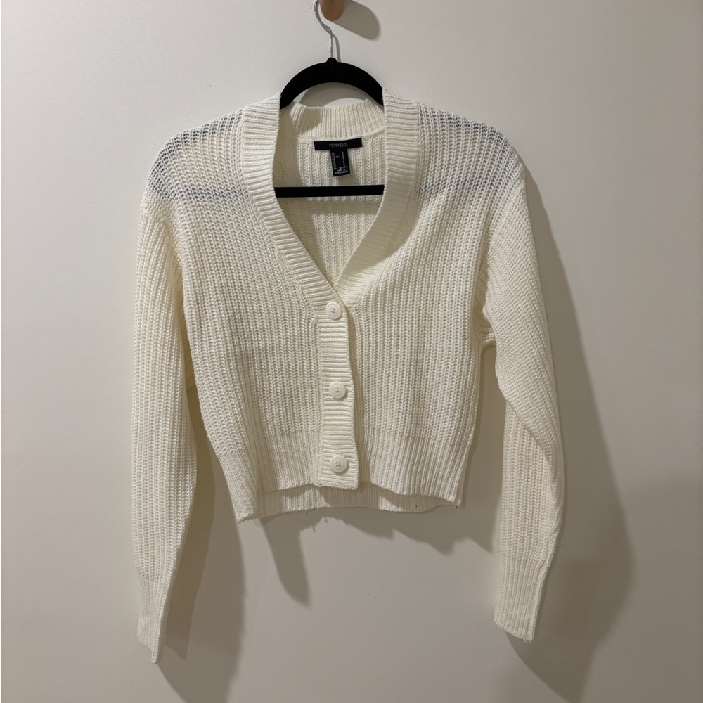 🍂 Cropped Knit Sweater